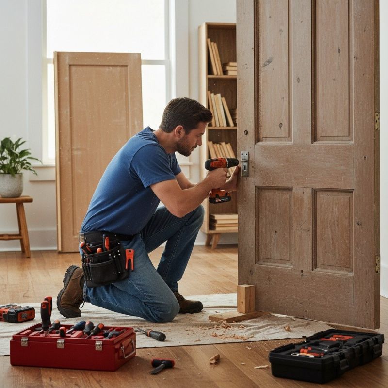 Entrance Door Repair in Conroe, TX